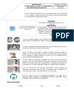 Instructivo Uso y Cambio de Macarilla