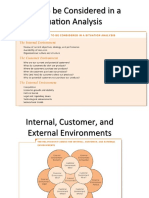 Issues To Be Considered in A Situation Analysis Issues To Be Considered in A Situation Analysis