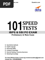 101 Speed Tests For IBPS SBI Bank PO Exam 4th Edition - Nodrm PDF