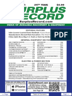 FEBRUARY 2021 Surplus Record Machinery & Equipment Directory