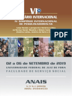 Anais Do VI Seminário Internacional Da Faculdade de Serviço Social UFJF PDF