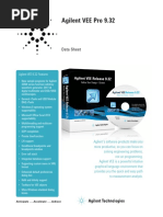 Agilent VEE Pro 9.32: Data Sheet