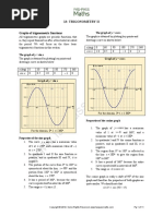 13: Trigonometry Ii: Graphs of Trigonometric Functions