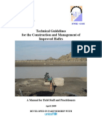 Technical Guidelines For The Construction and Management of Improved Hafirs