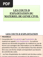 Les Couts D'exploitation