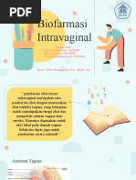 Kelompok 6 - PPT Intraviginal - Biofarmasi A