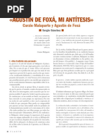 AGUSTÍN DE FOXÁ, MI ANTÍTESIS (En Malaparte)