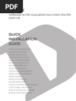 Quick Installation Guide: Wireless Ac750 Dual-Band Multi-Wan Router DWR-118