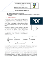 Informe Descarga Por Orificios 