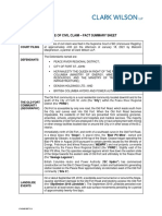 Old Fort Landslide - Litigation Fact Sheet