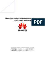 Manual de Configuración de Alarma Externa en TP48200A-HX en Red TIGO PDF