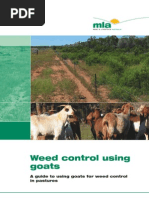 Weed Control Using Goats