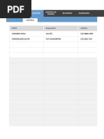 Planilha Controle de Pedidos