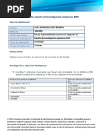 Reporte Investigación ESR Cruz Luis