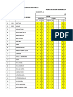 Format Nilai Rapor Pai Kelas 1