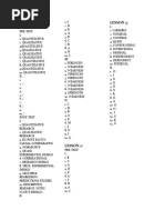 Answer Key: Lesson 1: Lesson 3