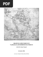 Jampa Namgyal Drawing Specimens in Vajrayana Buddhism Pantheon