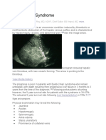 Budd Chiari Syndrome - EMEDICINE.2018.FCPS