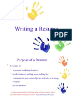 Writing A Resume