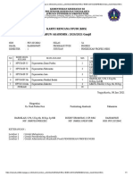 Kartu Rencana Studi (KRS) TAHUN AKADEMIK: 2020/2021 Ganjil