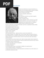 Reflexión de Albert Einstein