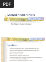 Artificial Neural Network: Intelligent System Course