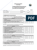 Sample Evaluative Tool