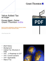 Value Added Tax Grant Thornton: India