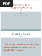 Simple Past & Past Continous: BY Hana Dwi Ismannisa