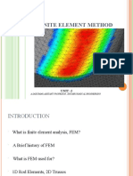 Finite Element Method: Unit - I