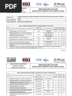 Inspection and Test Plan (Reinforced Concrete Slab Construction)