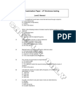 CBIP UTL2 General Sample Examination Paper 2