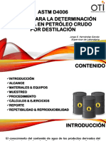 ASTM D4006 - Método para Determinar Agua Por Destilación en Petroleo Crudo