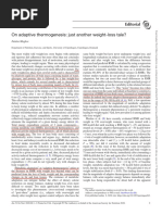 On Adaptive Thermogenesis: Just Another Weight-Loss Tale?: Editorial