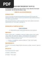 Make Biochemistry Manual: Serum Calcium Estimate