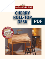 102 - Cherry Roll-Top Desk