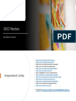 SEO Notes