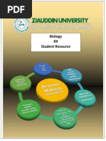 Biology XII Student Resource