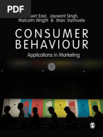 Consumer Behaviour - Applications in Marketing (3rd Edition)