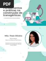 Minicurso Produção de Transgênicos