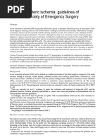 Translate Acute Mesenteric Ischemia