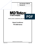 Signal Conditioner P/N 2060-Series: Part Number 2060-08 Revision B