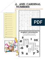 Ordinal and Cardinal Numbers Fun Activities Games - 8275