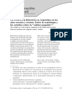 La Crítica A La Historieta en Argentina