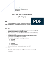 National Institute of Design (UG Campus) : Thesis Topics