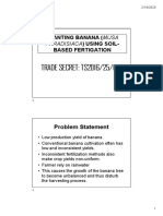 TRADE SECRET: TS2016/25/040: Planting Banana (Musa Paradisiaca) Using Soil-Based Fertigation