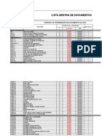 Lista Mestra de Documentos