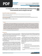 A Comparative Study On Discharge Printing Using