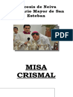 Cantos Misa Crismal - Sin Comentarios - Tipo Libro