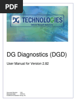 DG Diagnostics (DGD) : User Manual For Version 2.82